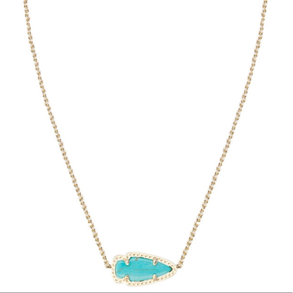 Kendra Scott Arrowhead Pendant, Turquoise